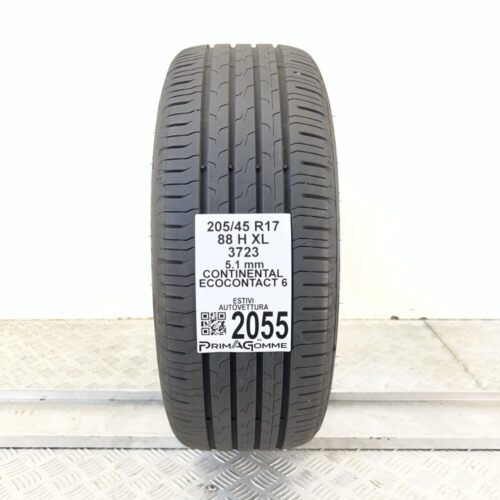 Pneumatico Usato 205 45 R17 XL 88H Continental EcoContact 6 73% Estivo