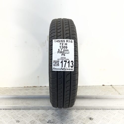 Pneumatico Usato 145 65 R15 72H Pirelli P6 81% Estivo