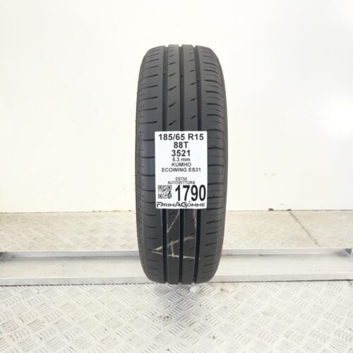 Pneumatico Usato 185 65 R15 88T Kumho Ecowing ES31 76% Estivo