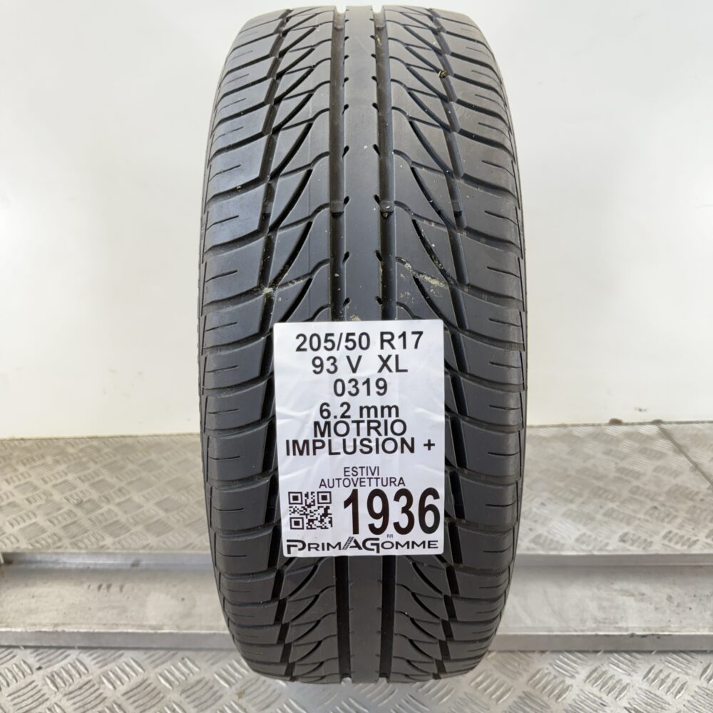 Pneumatico Usato 205 50 R17 XL 93V MOTRIO Implusion + 89% Estivo | Gomme Usate | PrimaGomme.it Pneumatico usato 205 50 R17 MOTRIO Implusion + - foto 7