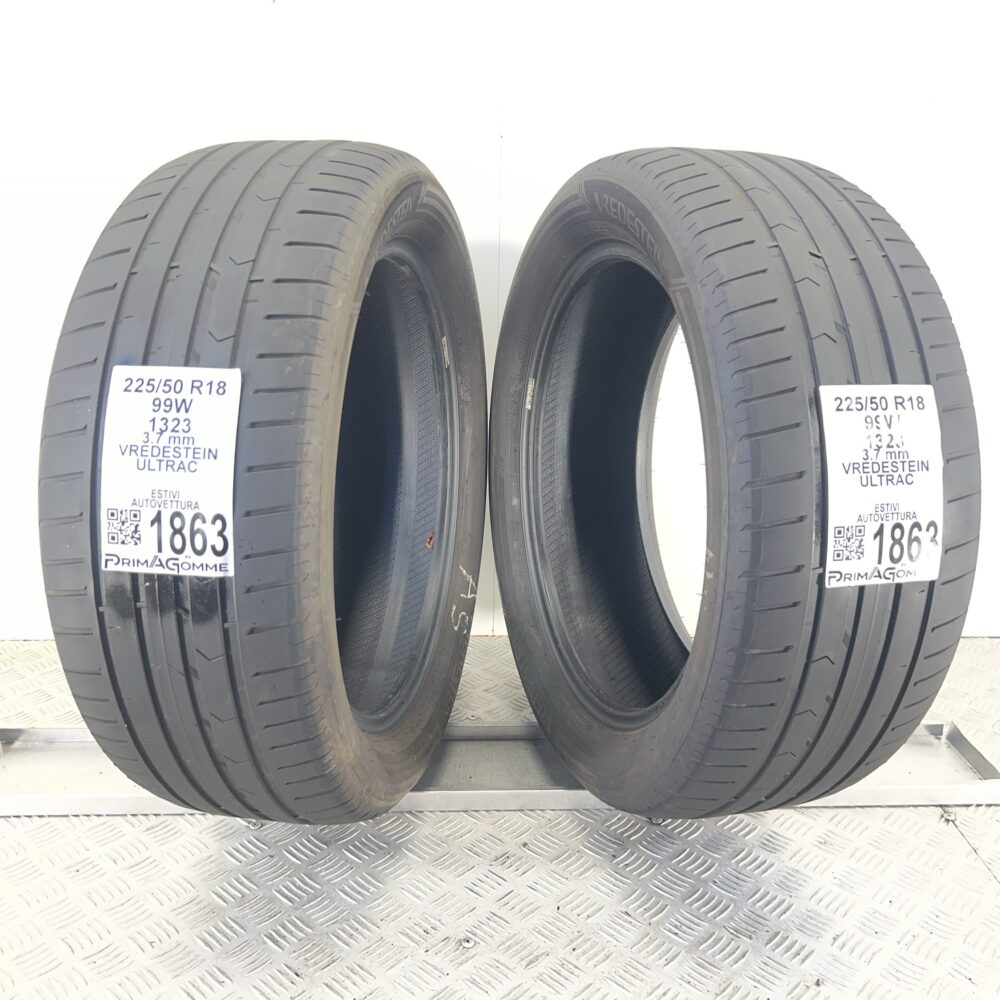 Pneumatici Usati 225 50 R18 99W VREDESTEIN Ultrac Estive | Gomme Usate | PrimaGomme.it Pneumatici usati 225 50 R18 VREDESTEIN Ultrac