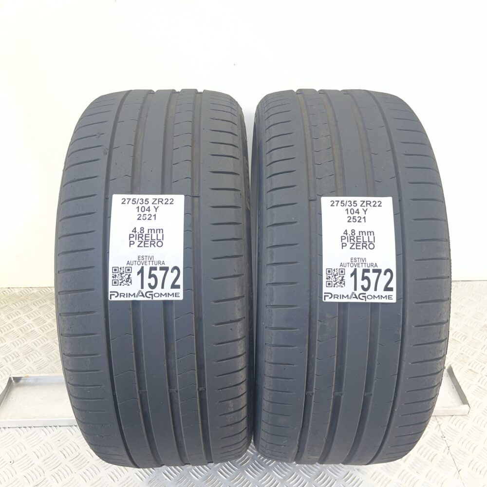 Gomme Usate 275 35 ZR22 104Y Pirelli P Zero Estive | Gomme Usate | PrimaGomme.it Gomme Usate 275 35 ZR22 104Y Pirelli P Zero Estive