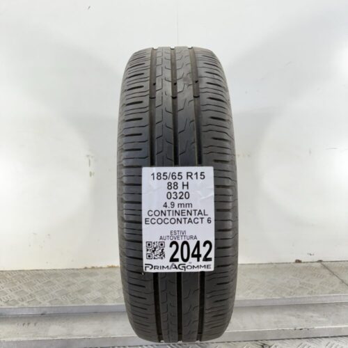 Pneumatico Usato 185 65 R15 88H Continental EcoContact 6 Estivo