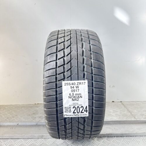 Pneumatico Usato 255 40 ZR17 94W Nokian NRZ 93% Estivo