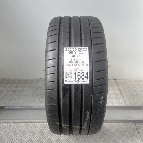 Gomma Usata 255 30 ZR22 95Y XL Michelin Pilot Sport 4s 96% Estiva