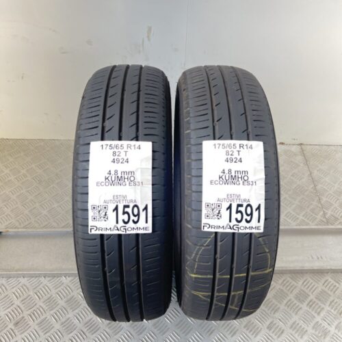 Pneumatici Usati 175 65 R14 82T Kumho Ecowing ES31 Estive