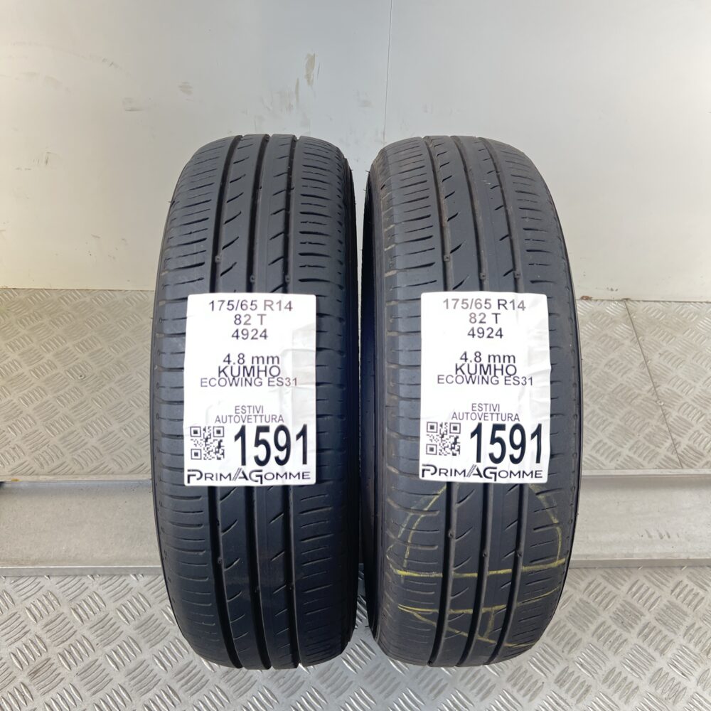 Pneumatici Usati 175 65 R14 82T Kumho Ecowing ES31 Estive | Gomme Usate | PrimaGomme.it Pneumatici usati 175 65 R14 Kumho Ecowing ES31 - foto 9