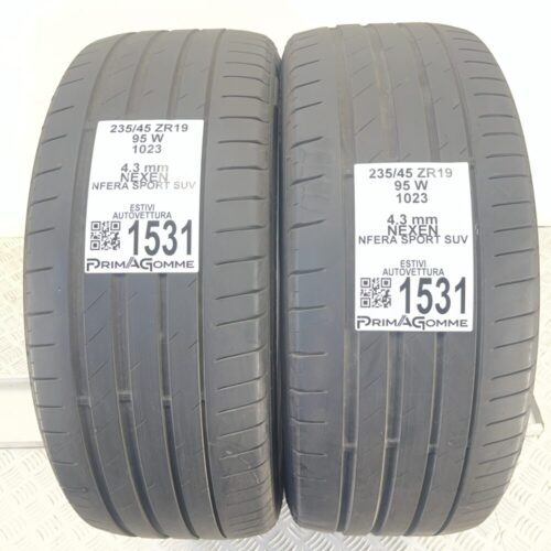 Gomme Usate 235 45 ZR19 95W Nexen Nfera Sport SUV Estive