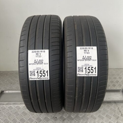 Gomme Usate 225 55 R18 98V Nexen N’Fera Sport SUV Estive