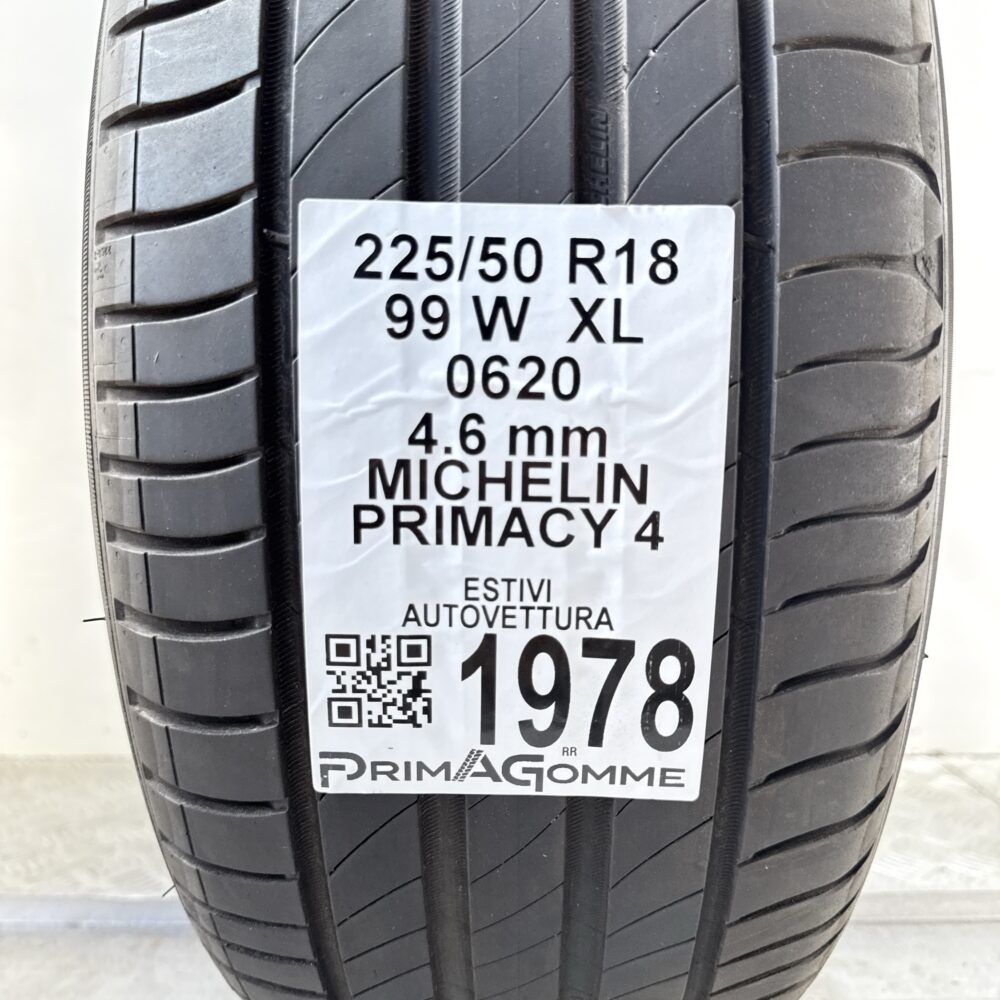 Pneumatico Usato 225 50 R18 XL 99W Michelin Primacy 4 Estivo | Gomme Usate | PrimaGomme.it Pneumatico usato 225 50 R18 Michelin Primacy 4 - foto 6