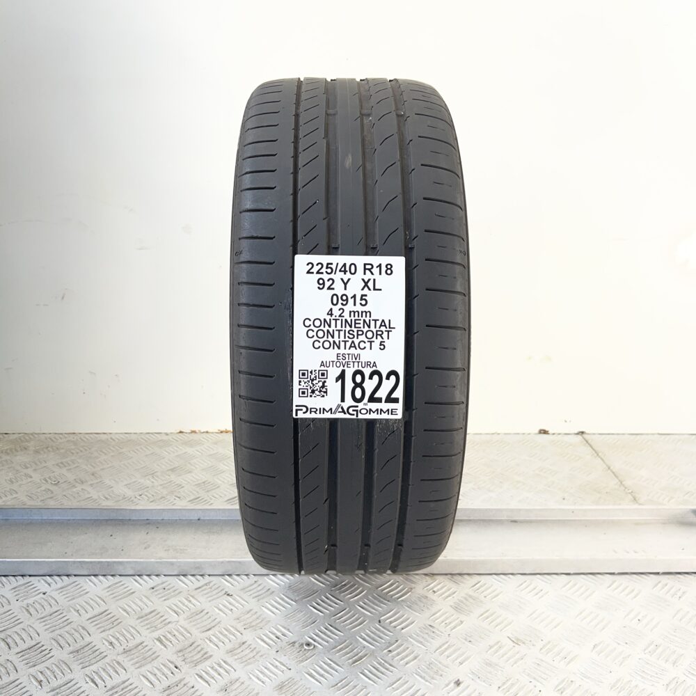 Pneumatico Usato 225 40 R18 XL 92Y CONTINENTAL ContiSportContact 5 Estivo | Gomme Usate | PrimaGomme.it Pneumatico usato 225 40 R18 CONTINENTAL ContiSportContact 5 - foto 6
