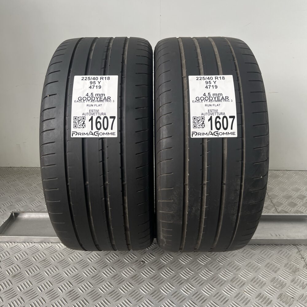 Gomme Usate 225 40 R18 95Y Goodyear Eagle F1 Asymmetric 3 64% Estive | Gomme Usate | PrimaGomme.it Gomme Usate 225 40 R18 95Y Goodyear Eagle F1 Asymmetric 3 64% Estive