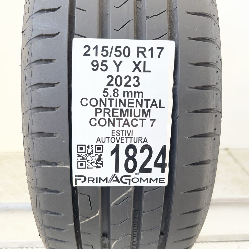 Pneumatico Usato 215 50 R17 XL 95Y CONTINENTAL Premium Contact 7 83% Estivo | Gomme Usate | PrimaGomme.it Pneumatico usato 215 50 R17 CONTINENTAL Premium Contact 7 - foto 7