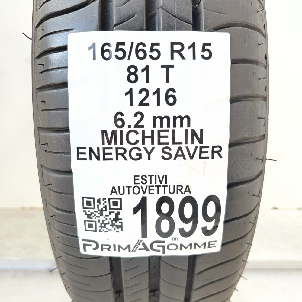 Pneumatico Usato 165 65 R15 81T Michelin Energy Saver 89% Estivo | Gomme Usate | PrimaGomme.it Pneumatico usato 165 65 R15 Michelin Energy Saver - foto 7