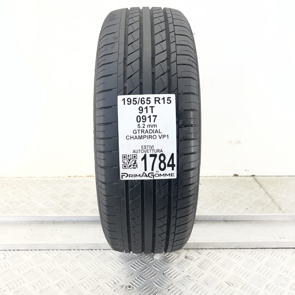 Pneumatico Usato 195 65 R15 91T Gt Radial Champiro VP1 74% Estivo | Gomme Usate | PrimaGomme.it Pneumatico usato 195 65 R15 Gt Radial Champiro VP1 - foto 6