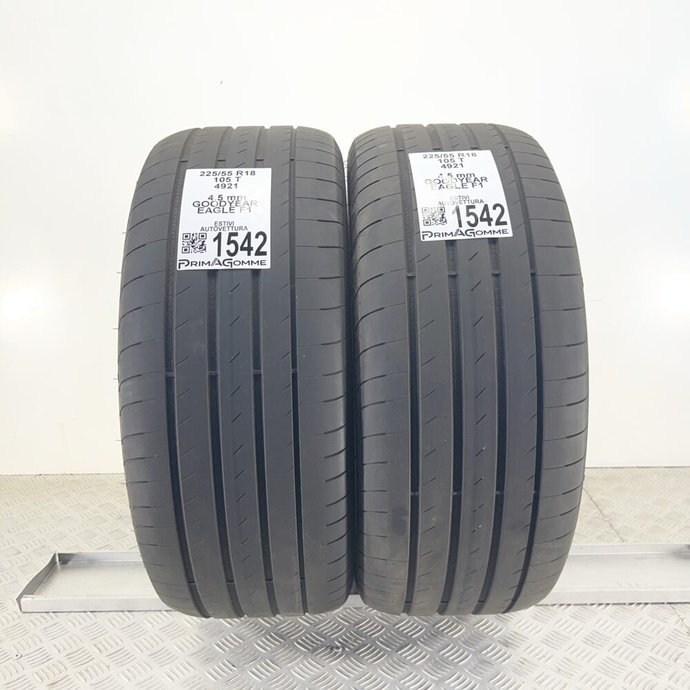 Gomme Usate 225 55 R18 105T Goodyear Eagle F1 Estive | Gomme Usate | PrimaGomme.it Gomme Usate 225 55 R18 105T Goodyear Eagle F1 Estive
