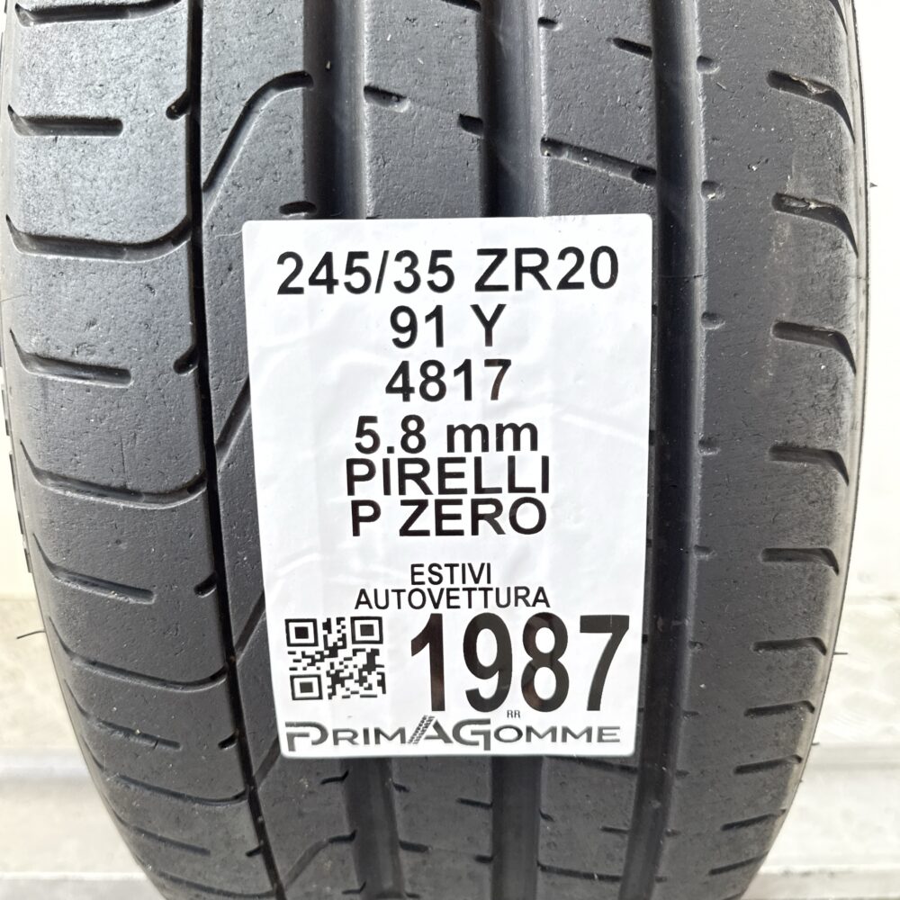 Pneumatico Usato 245 35 ZR20 91Y Pirelli P Zero 83% Estivo | Gomme Usate | PrimaGomme.it Pneumatico usato 245 35 ZR20 Pirelli P Zero - foto 8
