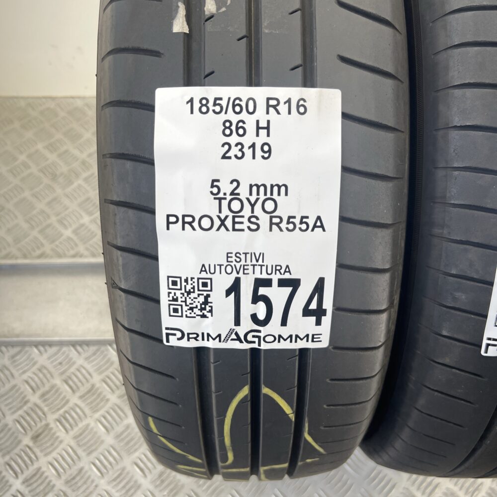 Gomme Usate 185 60 R16 86H Toyo Proxes R55A 74% Estive | Gomme Usate | PrimaGomme.it Gomme Usate 185 60 R16 86H Toyo Proxes R55A 74% Estive - immagine 2