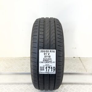 Pneumatico Usato 205 55 R16 91V Pirelli Cinturato P7 91% Estivo