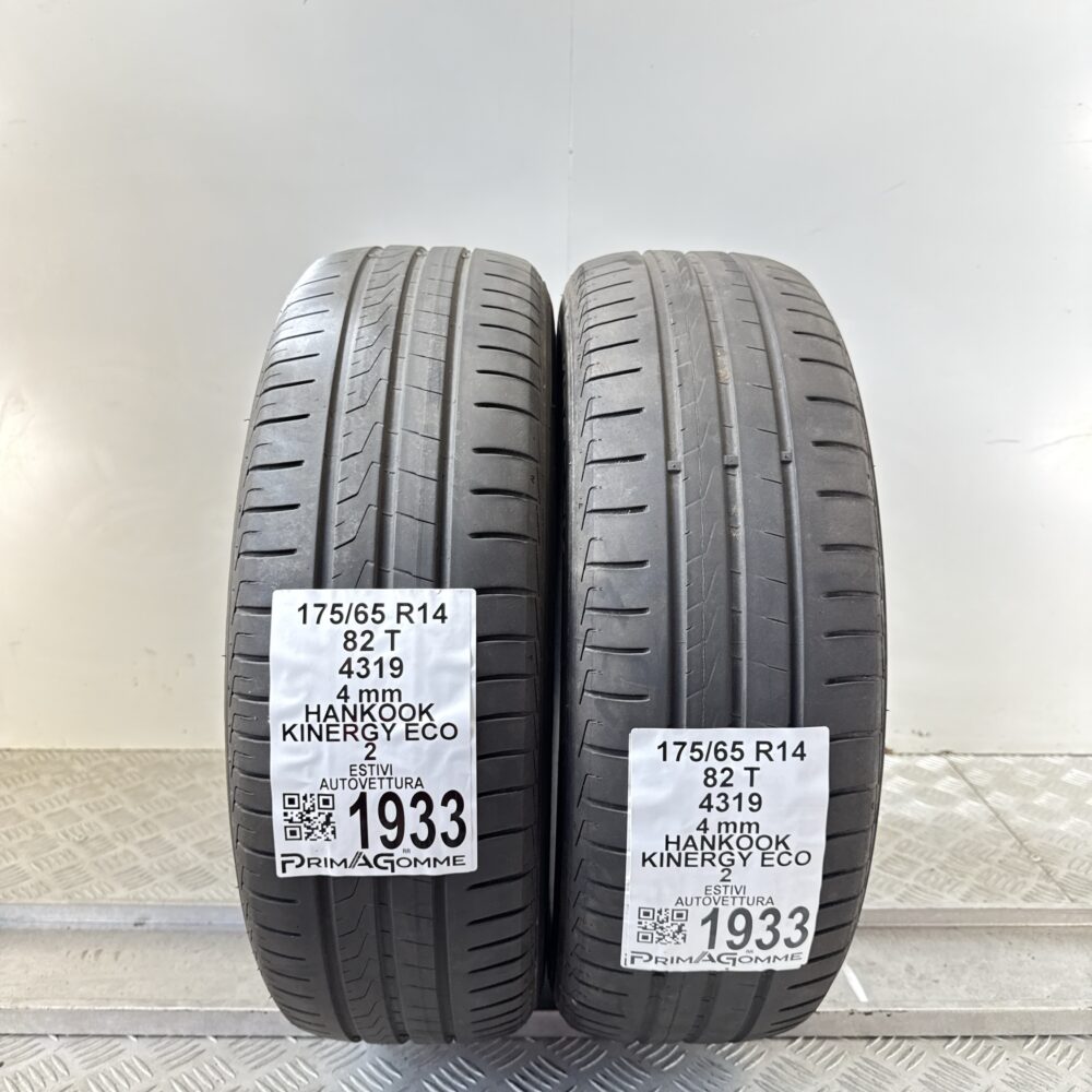 Pneumatici Usati 175 65 R14 82T Hankook Kinergy Eco 2 Estive | Gomme Usate | PrimaGomme.it Pneumatici usati 175 65 R14 Hankook Kinergy Eco 2 - foto 8