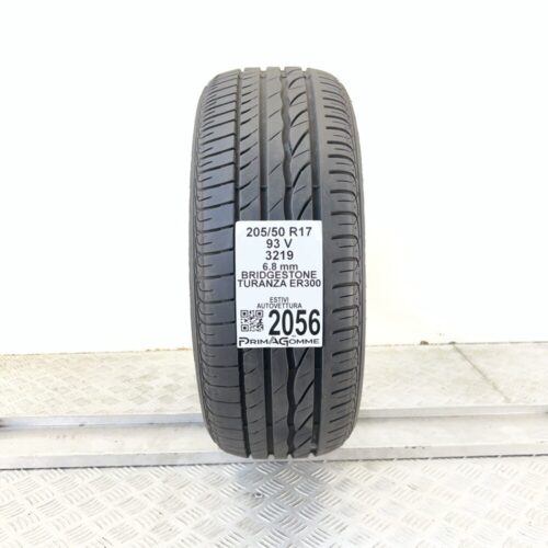 Pneumatico Usato 205 50 R17 93V Bridgestone Turanza ER300 97% Estivo