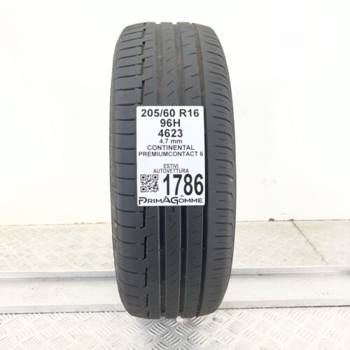 Pneumatico Usato 205 60 R16 96H XL Continental PremiumContact 6 Estivo