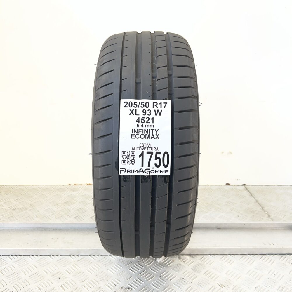 Pneumatico Usato 205 50 R17 XL 93W Infinity Ecomax 77% Estivo | Gomme Usate | PrimaGomme.it Pneumatico usato 205 50 R17 Infinity Ecomax - foto 7