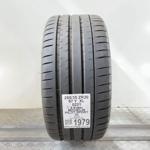 Pneumatico Usato 255 35 ZR20 XL 97Y Michelin Pilot Sport 4s 84% Estivo