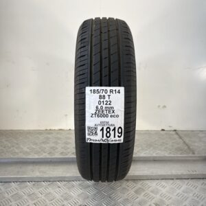Pneumatico Usato 185 70 R14 88T ZEETEX ZT6000 eco 86% Estivo