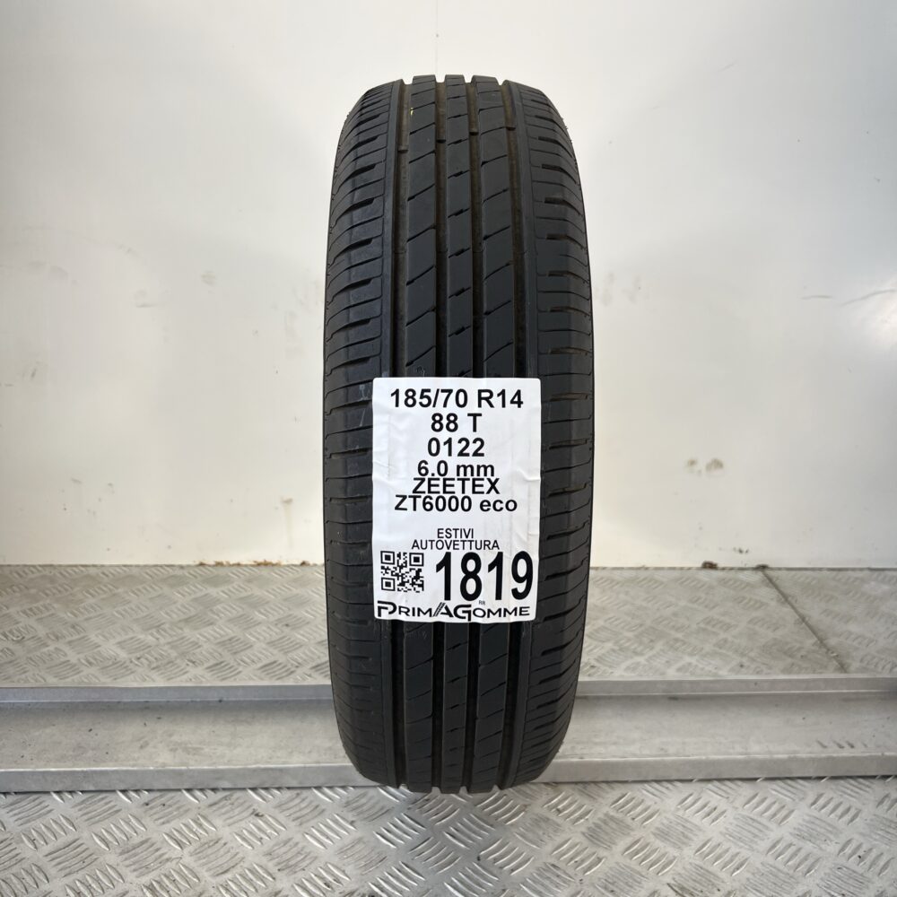 Pneumatico Usato 185 70 R14 88T ZEETEX ZT6000 eco 86% Estivo | Gomme Usate | PrimaGomme.it Pneumatico usato 185 70 R14 ZEETEX ZT6000 eco - foto 6