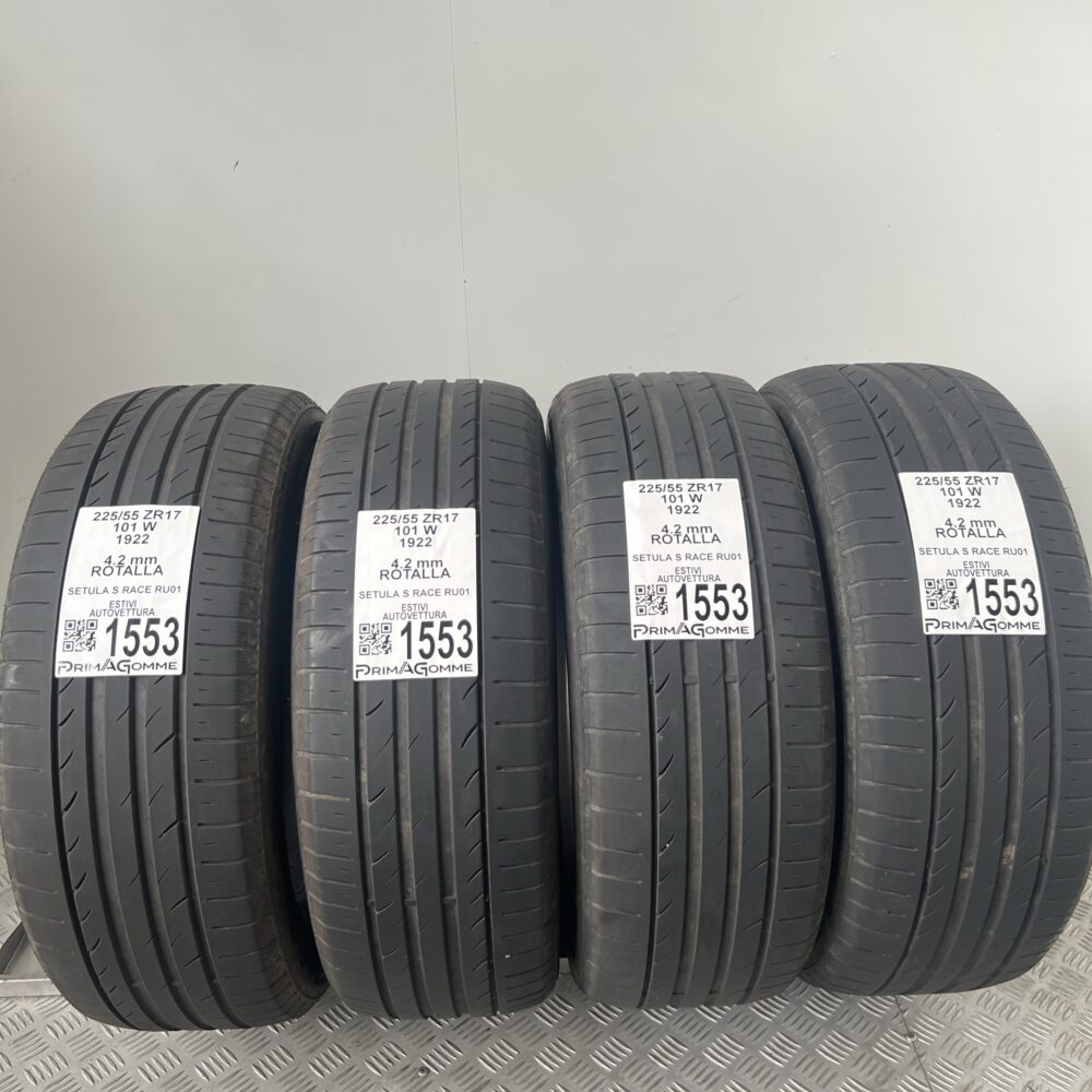Gomme Usate 225 55 ZR17 101W Rotalla Setula S Race RU01 Estive | Gomme Usate | PrimaGomme.it Gomme Usate 225 55 ZR17 101W Rotalla Setula S Race RU01 Estive