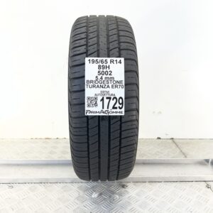 Pneumatico Usato 195 65 R14 89H Bridgestone Turanza ER70 77% Estivo