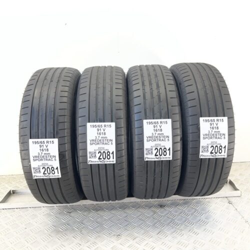 Pneumatici Usati 195 65 R15 91V Vredestein Sportrac 5 Estive