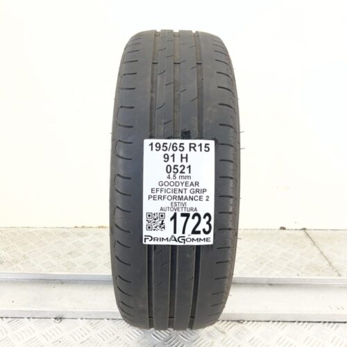 Pneumatico Usato 195 65 R15 91H Goodyear Efficient Grip Performance 2 Estivo