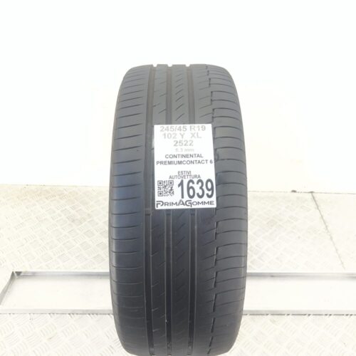 Pneumatico Usato 245 45 R19 XL 102Y Continental PremiumContact 6 76% Estivo