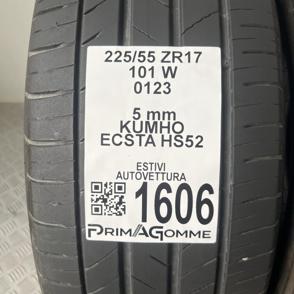 Gomme Usate 225 55 ZR17 101W Kumho Ecsta HS52 71% Estive | Gomme Usate | PrimaGomme.it Gomme Usate 225 55 ZR17 101W Kumho Ecsta HS52 71% Estive - immagine 2