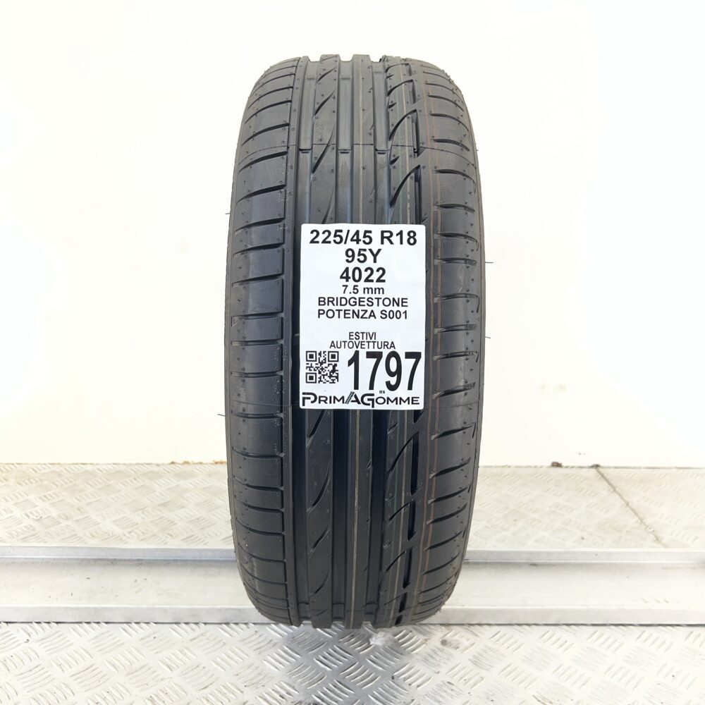 Pneumatico Usato 225 45 R18 95Y BRIDGESTONE Potenza S001 100% Estivo | Gomme Usate | PrimaGomme.it Pneumatico usato 225 45 R18 BRIDGESTONE Potenza S001 - foto 6