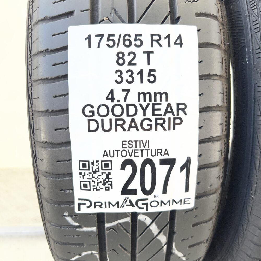 Pneumatici Usati 175 65 R14 82T Goodyear Duragrip Estive | Gomme Usate | PrimaGomme.it Pneumatici usati 175 65 R14 Goodyear Duragrip - foto 8
