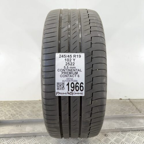 Pneumatico Usato 245 45 R19 102Y Continental Premium Contact 6 79% Estivo