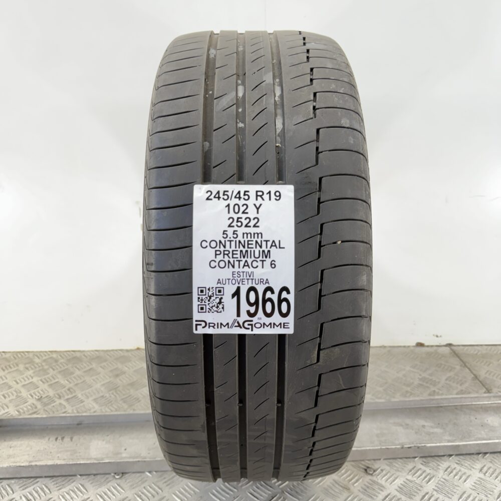 Pneumatico Usato 245 45 R19 102Y Continental Premium Contact 6 79% Estivo | Gomme Usate | PrimaGomme.it Pneumatico usato 245 45 R19 Continental Premium Contact 6 - foto 8