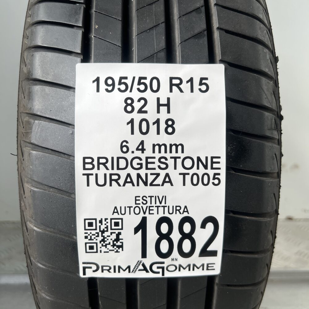 Pneumatico Usato 195 50 R15 82H Bridgestone Turanza T005 91% Estivo | Gomme Usate | PrimaGomme.it Pneumatico usato 195 50 R15 Bridgestone Turanza T005 - foto 7