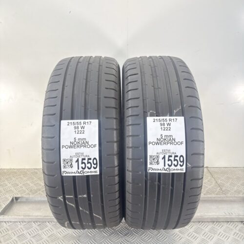 Pneumatici Usati 215 55 R17 98W Nokian Powerproof 71% Estive