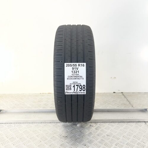 Pneumatico Usato 205 55 R16 91V Continental EcoContact 6 Estivo