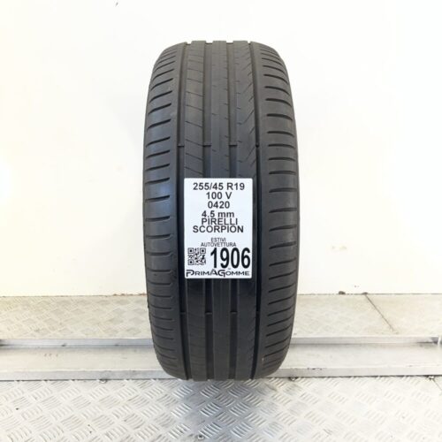 Pneumatico Usato 255 45 R19 100V Pirelli Scorpion Estivo