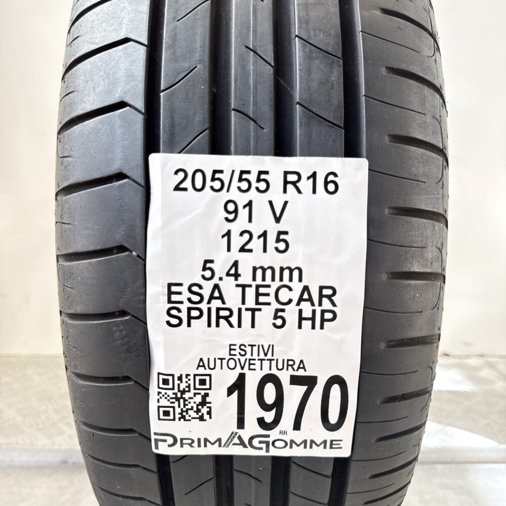 Pneumatico Usato 205 55 R16 91V Esa Tecar Spirit 5 HP 77% Estivo | Gomme Usate | PrimaGomme.it Pneumatico usato 205 55 R16 Esa Tecar Spirit 5 HP - foto 6