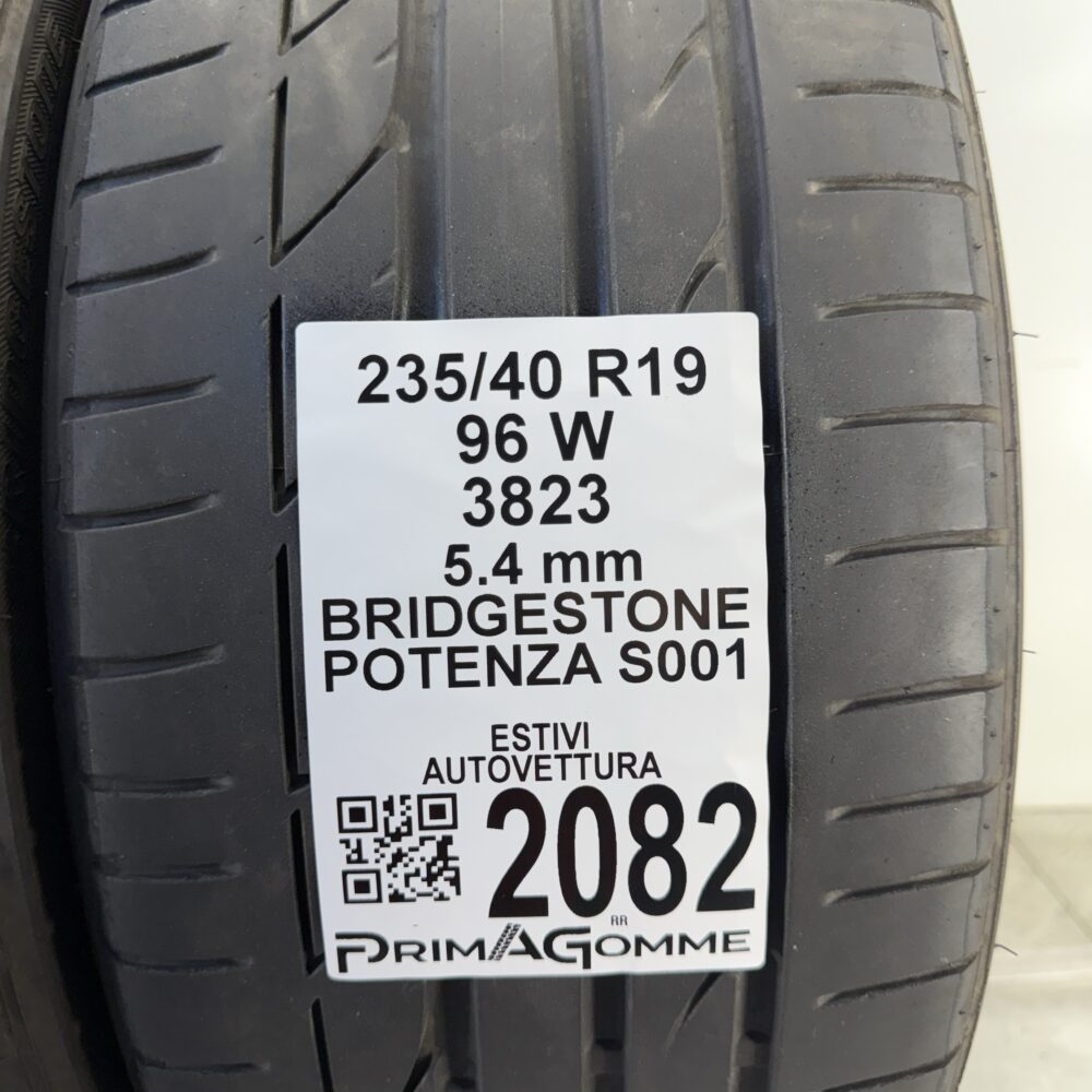 Pneumatici Usati 235 40 R19 96W Bridgestone Potenza S001 77% Estive | Gomme Usate | PrimaGomme.it Pneumatici usati 235 40 R19 Bridgestone Potenza S001 - foto 5