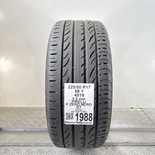 Pneumatico Usato 225 50 R17 98Y Pirelli P Zero Nero GT 79% Estivo