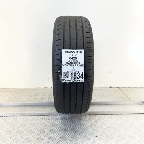 Pneumatico Usato 195 55 R16 87V HANKOOK Ventus Prime 3 Estivo