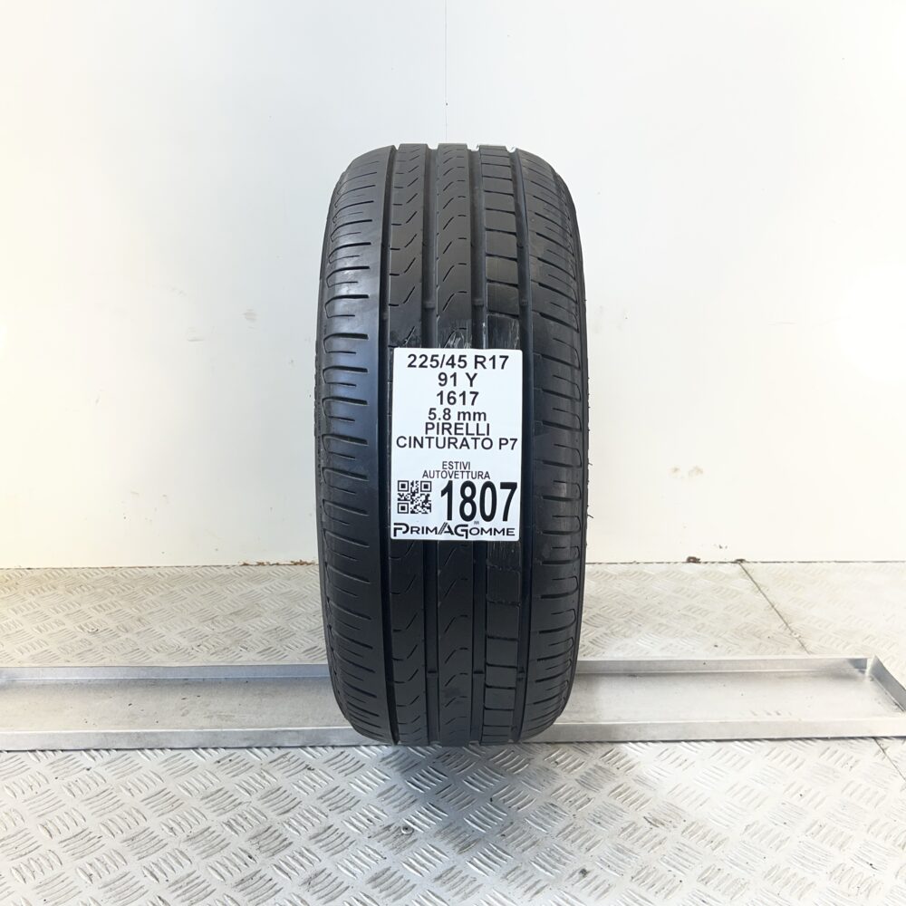 Pneumatico Usato 225 45 R17 91Y PIRELLI Cinturato P7 83% Estivo | Gomme Usate | PrimaGomme.it Pneumatico usato 225 45 R17 PIRELLI Cinturato P7 - foto 6