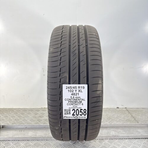 Pneumatico Usato 245 45 R19 XL 102Y Continental Premium Contact 6 80% Estivo